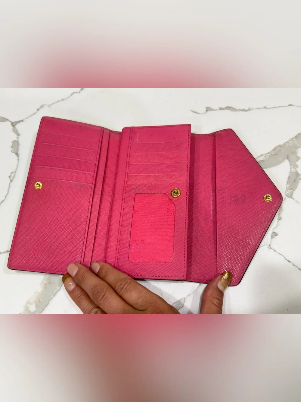 MCM Visetos Flap Envelope Long Wallet - Picture 2 of 7